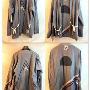 Free City Supershop - Rare & Vintage Kimono - Reversible Tipi & Texas Tokyo Moon
